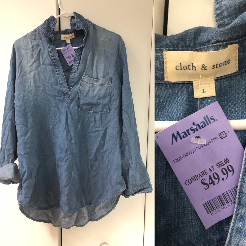 Cloth & Stone denim tunic